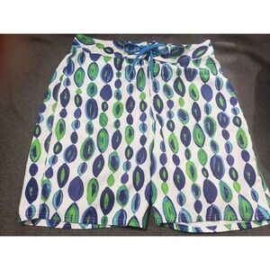 Beach Rays Mens Board Shorts Size 34 New No Tags White Geometic Blue Green